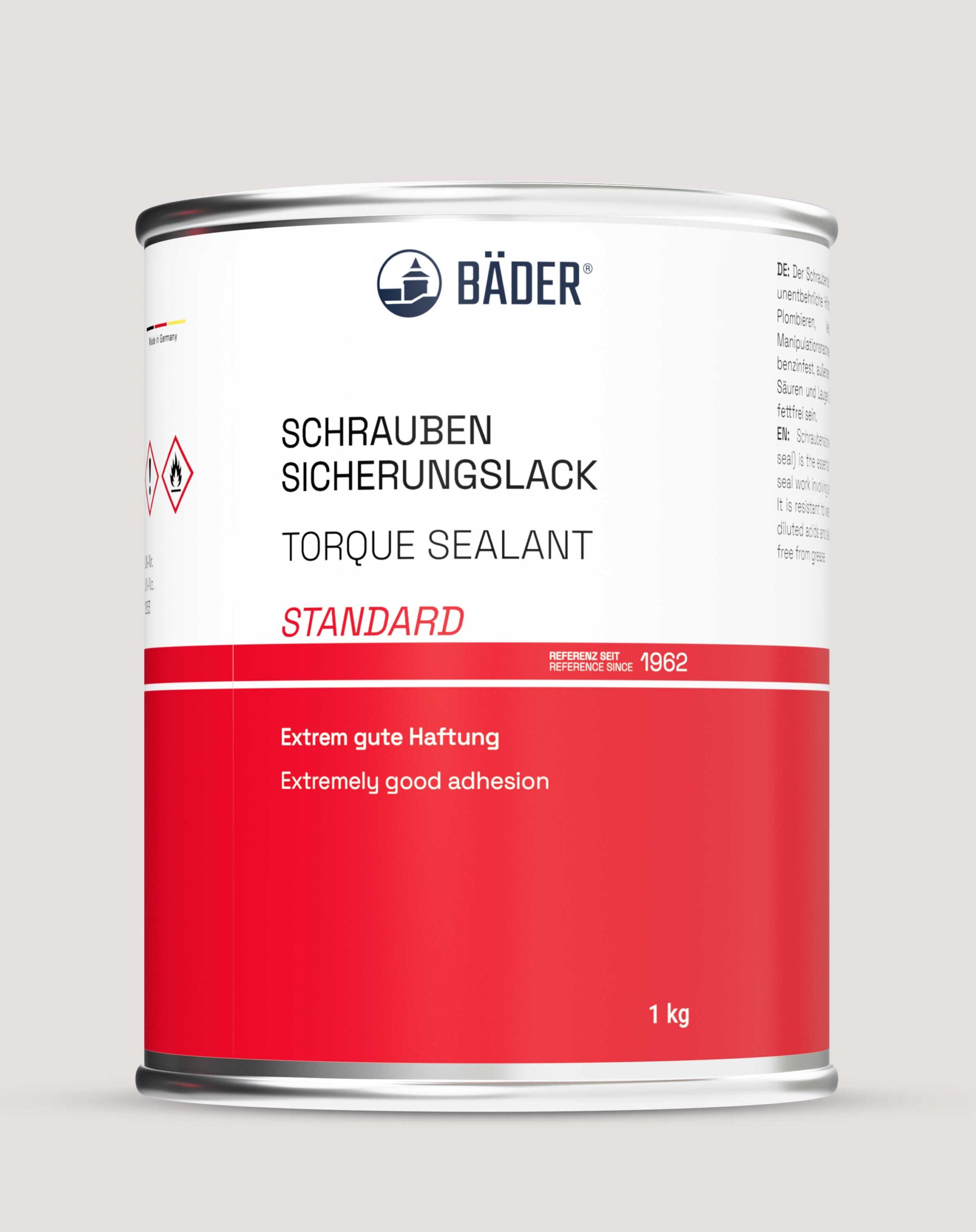 Schraubensicherungslack Standard in der 1 kg Dose